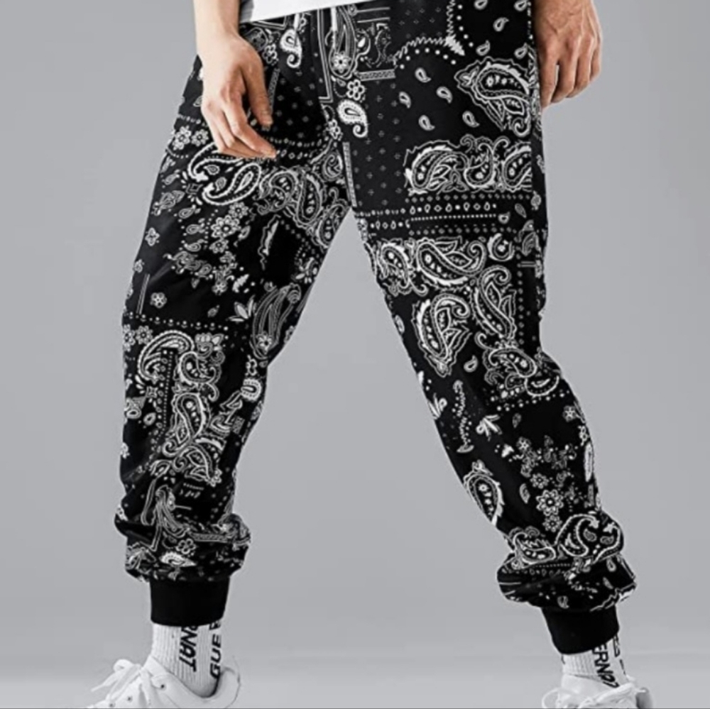 Paisley Print Jogger Pant